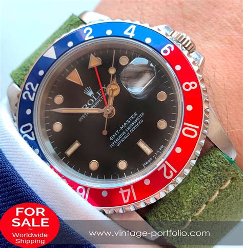 1984 rolex gmt master for sale|vintage rolex gmt master 16750.